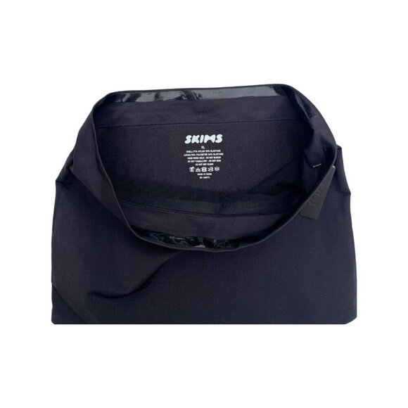 SKIMS Women's XL Onyx Contour Bonded High-rise Stretch-woven Thong Size XL - Picture 3 of 12